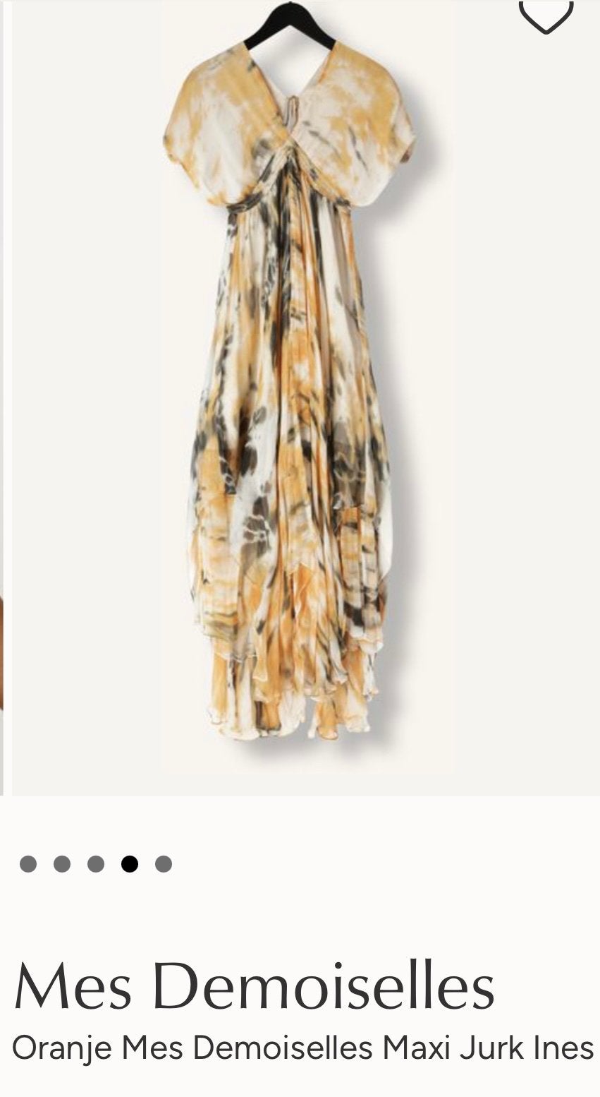 Maxi Jurk maat 38, Kleding | Dames, Geel, Zo goed als nieuw, Onder de knie, Ophalen