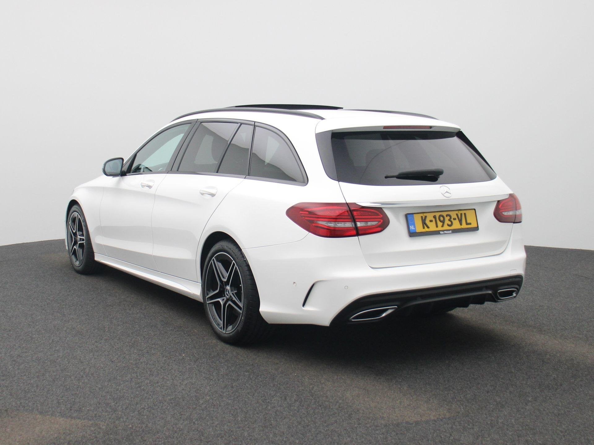 Mercedes-Benz C-klasse Estate 180 Business Solution AMG | AU, Automaat, 12 maanden, Leder en Stof, Wit