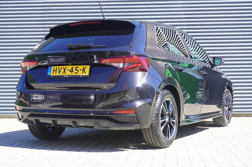 Skoda Fabia 1.0 TSI 115pk DSG Monte Carlo | Adaptive Cruise, 12 maanden, Gebruikt, Euro 6, Zwart