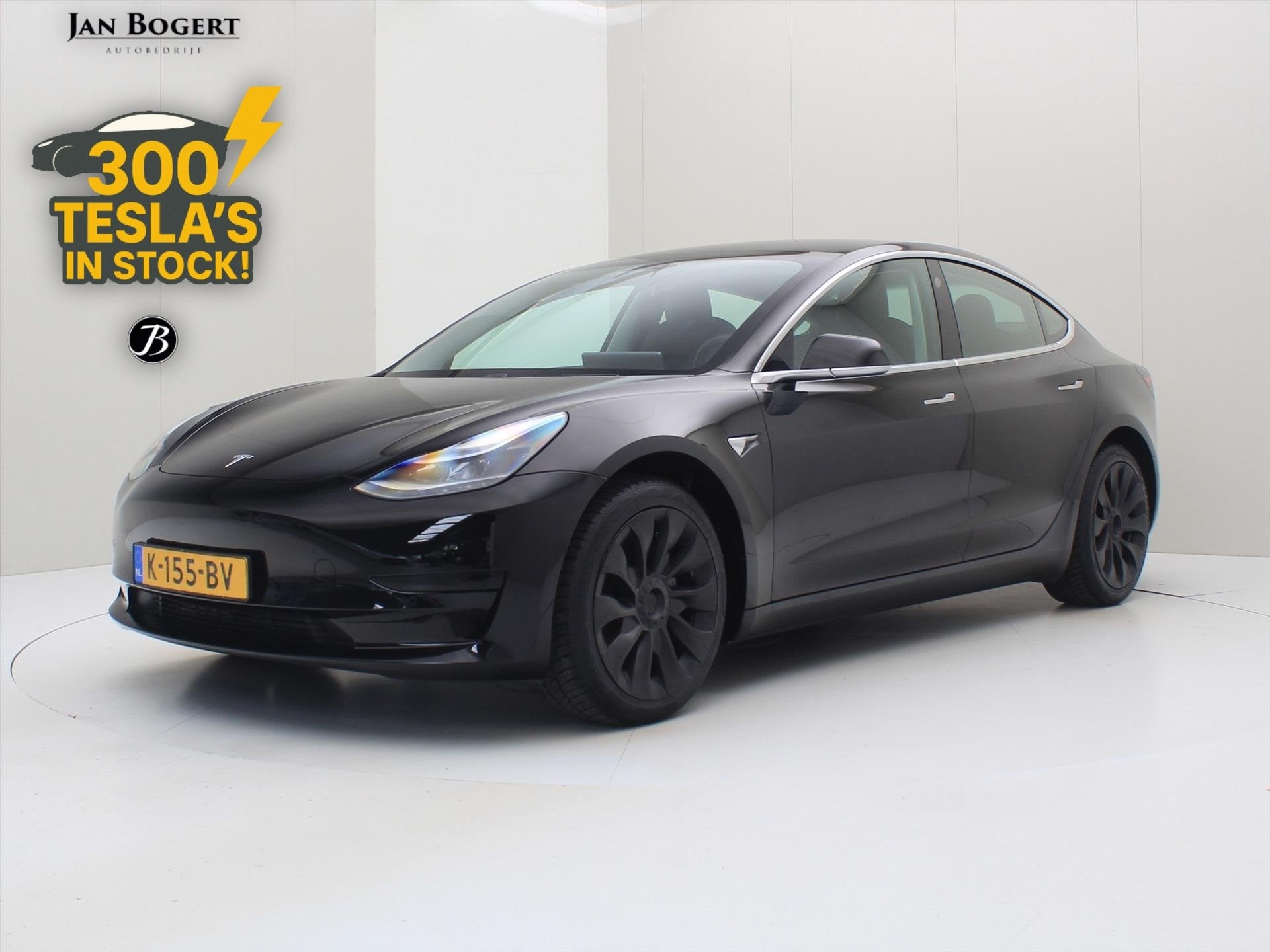 Tesla Model 3 Standard RWD Plus 89,6 SoH [ LFP ACCU+FSD+60 k, Auto's, Automaat, Gebruikt, Zwart, Zwart