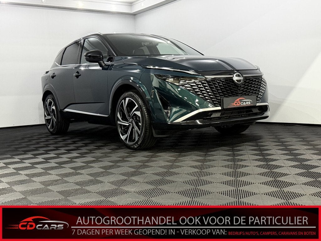 Nissan QASHQAI 1.3 MHEV Xtronic Tekna Plus Panoramadak, 360, Auto's, Nissan, Automatische klimaatregeling, Gebruikt, 4 cilinders