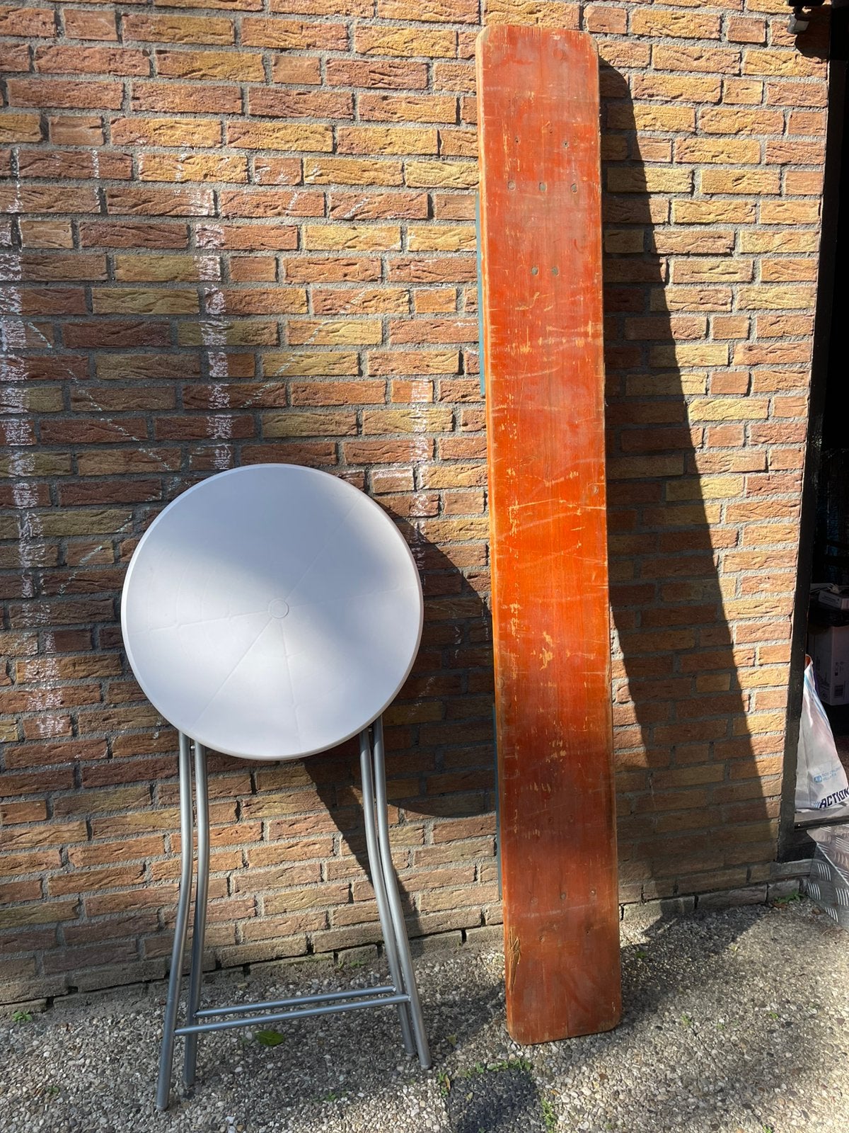 Biertafel bankje & Inklapbare Statafel, Ophalen, Gebruikt