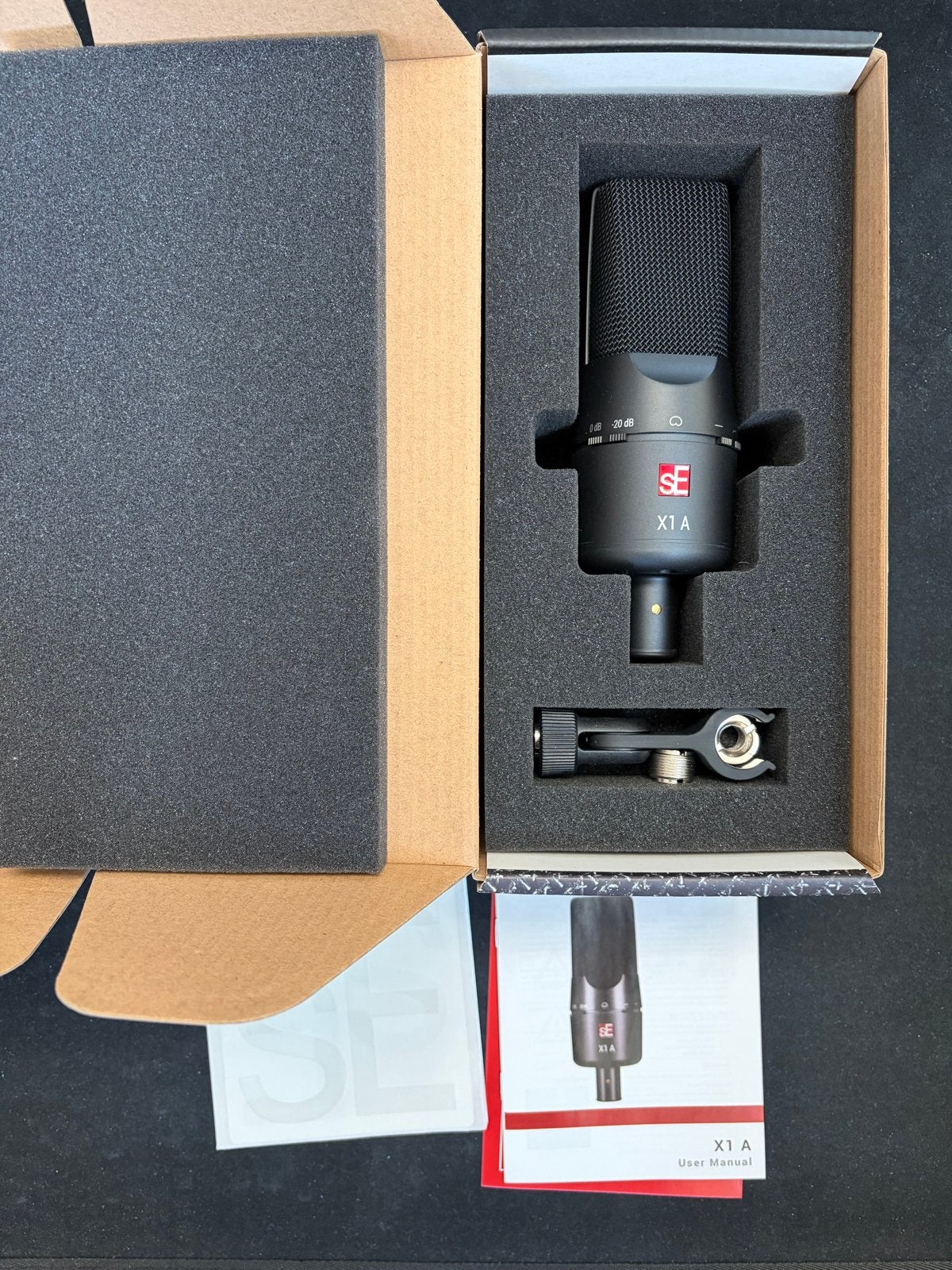 SE Electronics X1 A Studio Condensator Microfoon Set, Ophalen of Verzenden, Zo goed als nieuw, Studiomicrofoon