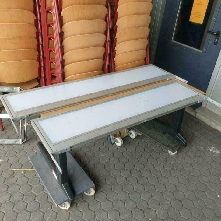 scheidingswand voor tussen bureau afmeting 140 / 160 x 37 cm, Ophalen, Zo goed als nieuw