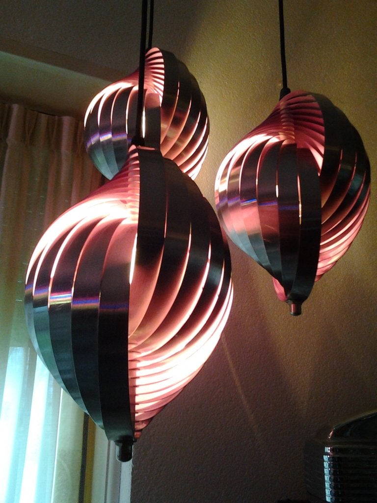Henri Mathieu hanglamp design lamp fifties sixties vintage, Ophalen, Zo goed als nieuw, Sixties fifties retro vintage design jaren 50 / 60