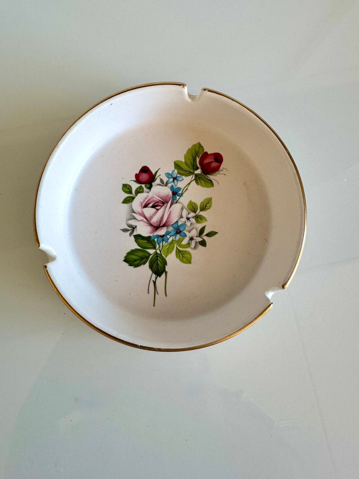Vintage Flora Gouda "Carla" Asbak. In zeer goede staat!, Verzenden, Zo goed als nieuw