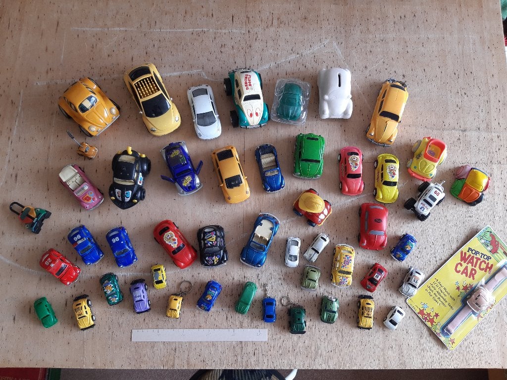 Partijtje  47x VW Kevers heel veel auto's en gekke variaties, Ophalen of Verzenden, Gebruikt, Auto