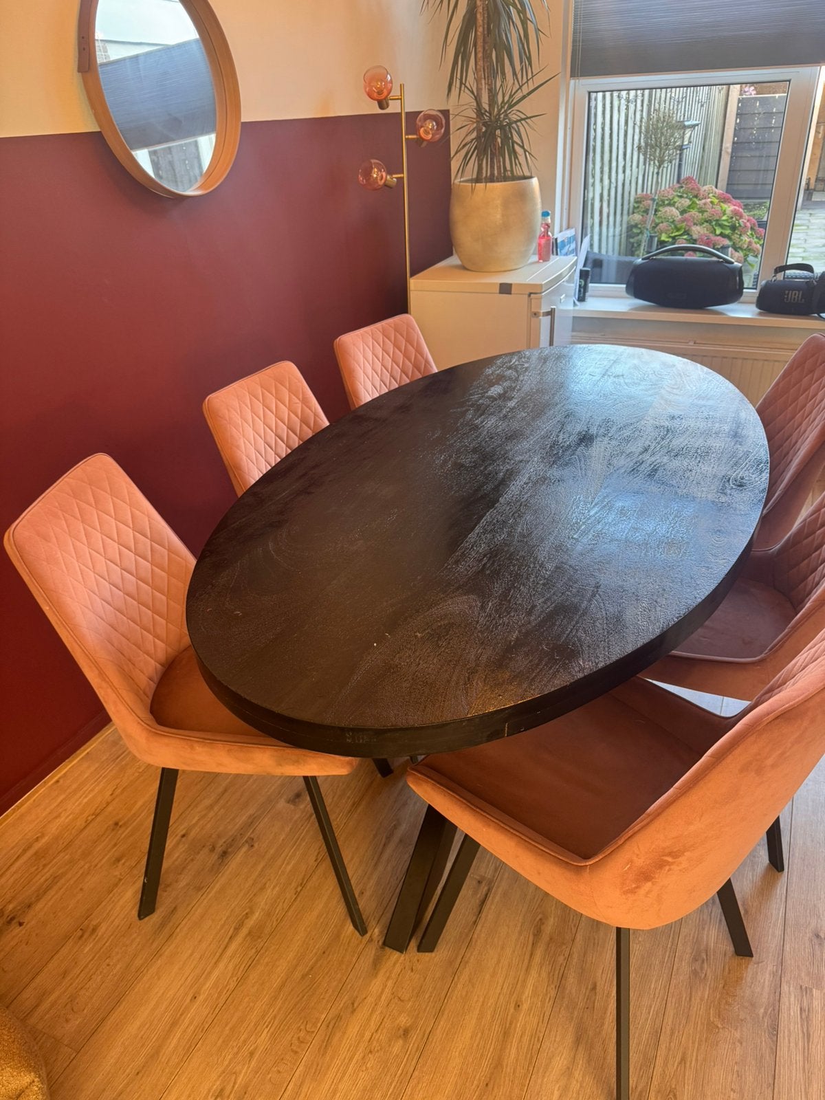 Eettafel 180 bij 100, Huis en Inrichting, Ophalen of Verzenden, Zo goed als nieuw, 4 tot 6 stoelen