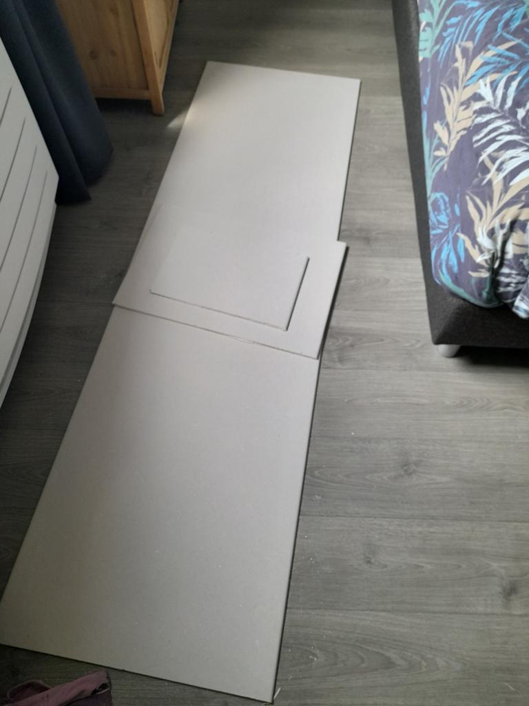 Plafon gipsplaat, Ophalen, Nieuw