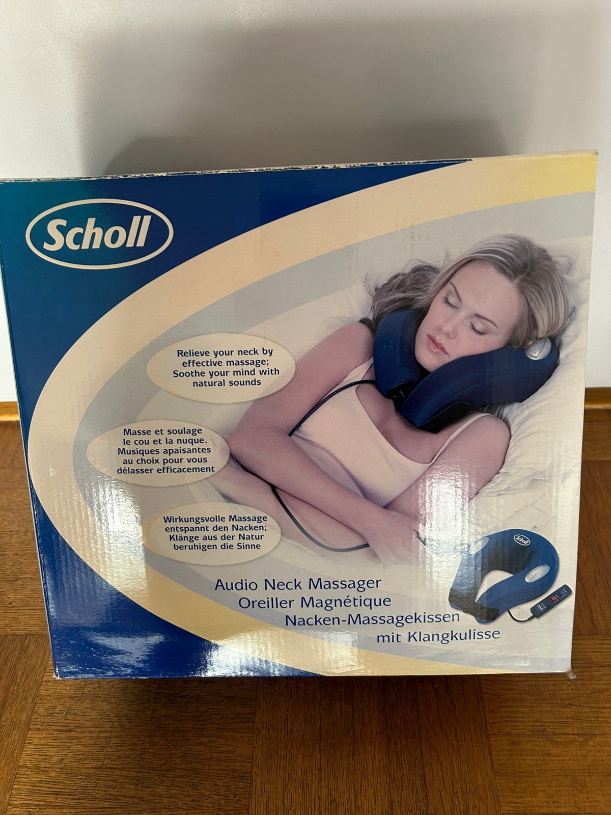 Scholl Audio Neck Massager, Ophalen of Verzenden, Zo goed als nieuw, Apparaat