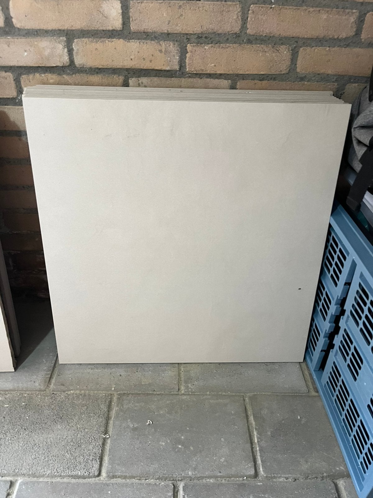 60x60 cm beige binnentegels keramisch, Ophalen, Zo goed als nieuw, Minder dan 5 m², Vloertegels