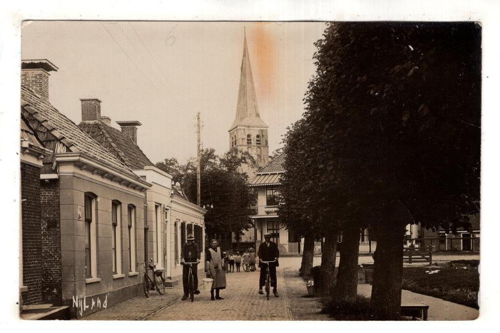 Nijland Friesland Fotokaart, Verzamelen, Verzenden, 1920 tot 1940, Gelopen, Friesland