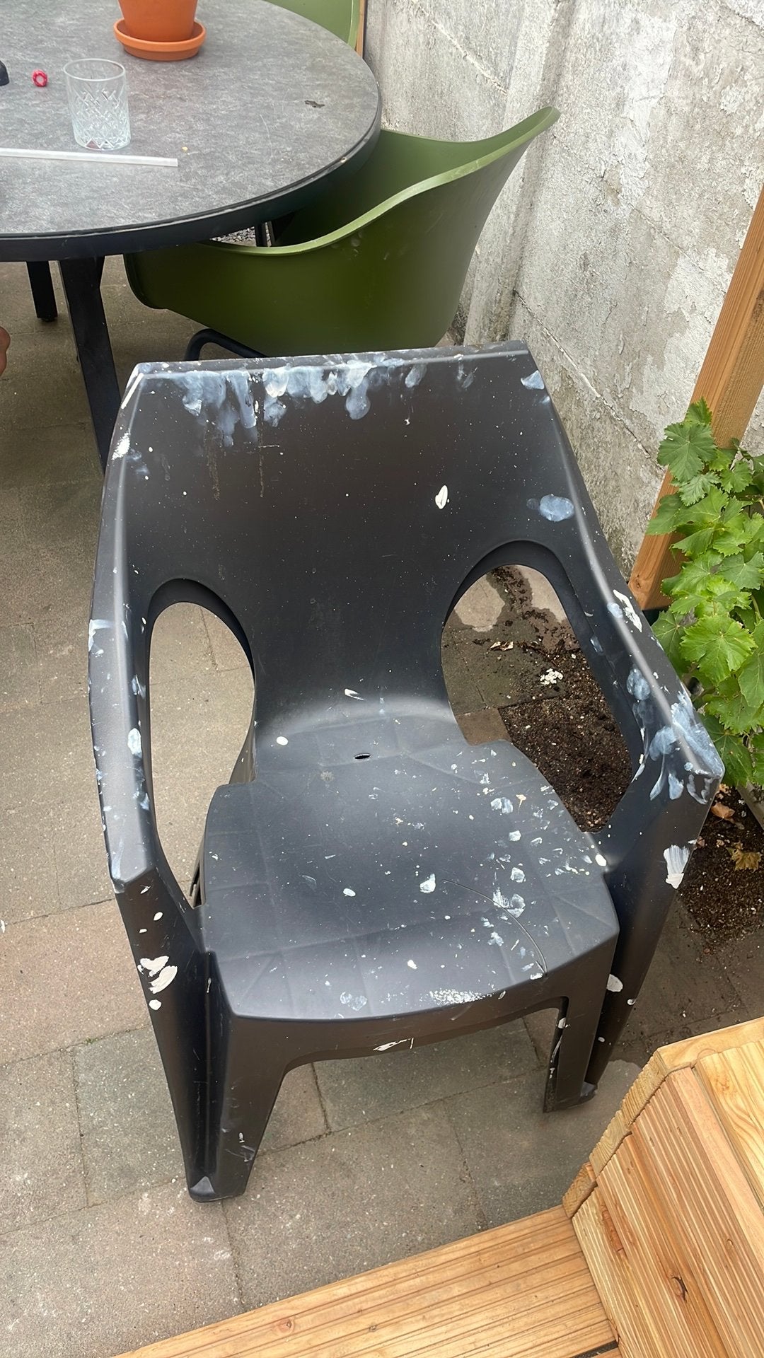 Twee gratis af te halen klus tuinstoelen, Tuin en Terras, Ophalen, Zo goed als nieuw, Kunststof