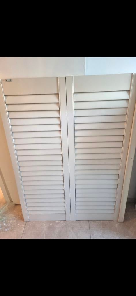 Schutters in goede staat L 131,5  x B 96,5, Doe-het-zelf en Verbouw, Deuren en Horren, Gebruikt, 80 tot 100 cm, Binnendeur, Ophalen of Verzenden