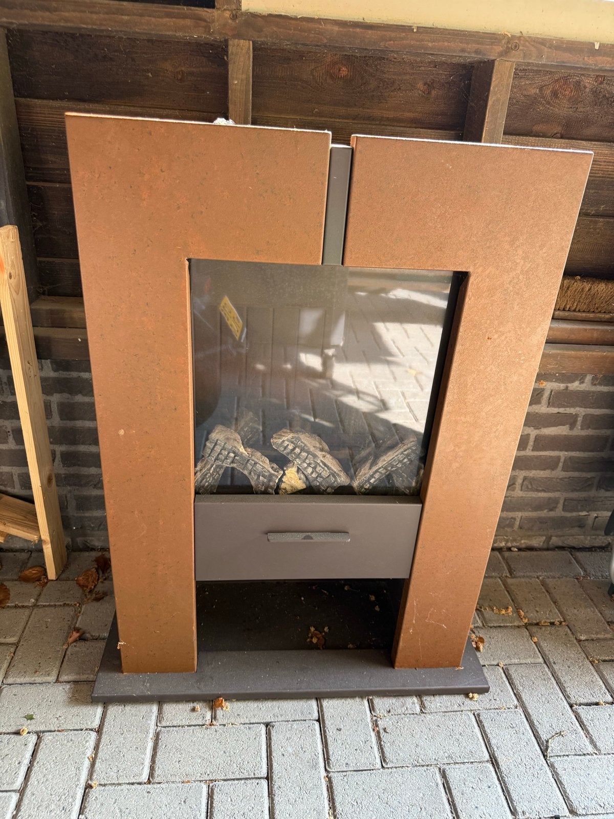 Gashaard - Geveldoorvoer - 100x70x37cm, Ophalen, Gebruikt, Gas, Gaskachel