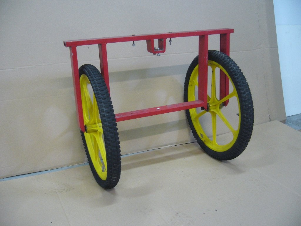 lichtgewicht onderstel karretje fiets, Ophalen of Verzenden, Hondenkar, 80 kg of meer