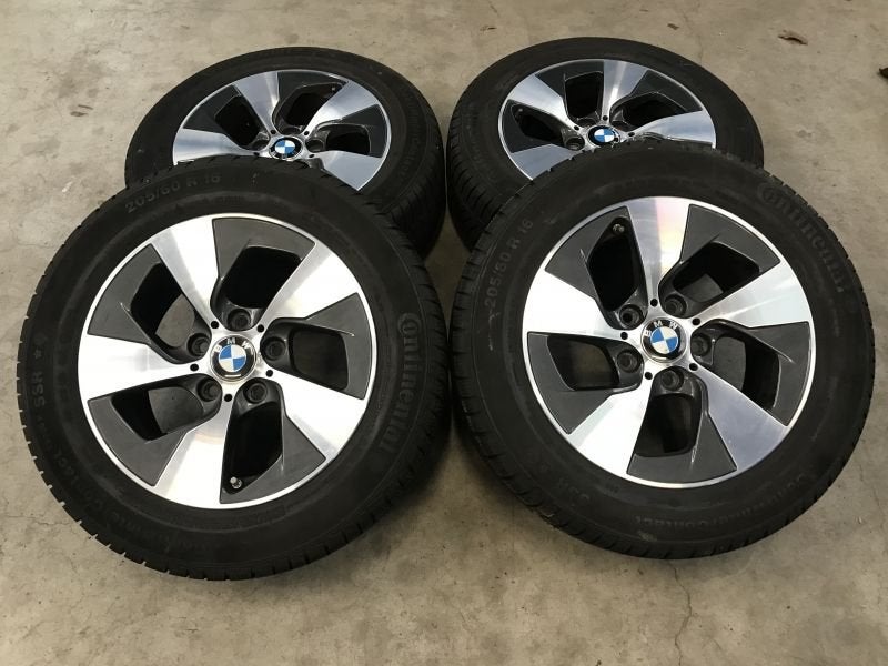 diversen 16 inch velgen + winterbanden BMW 3 4 serie