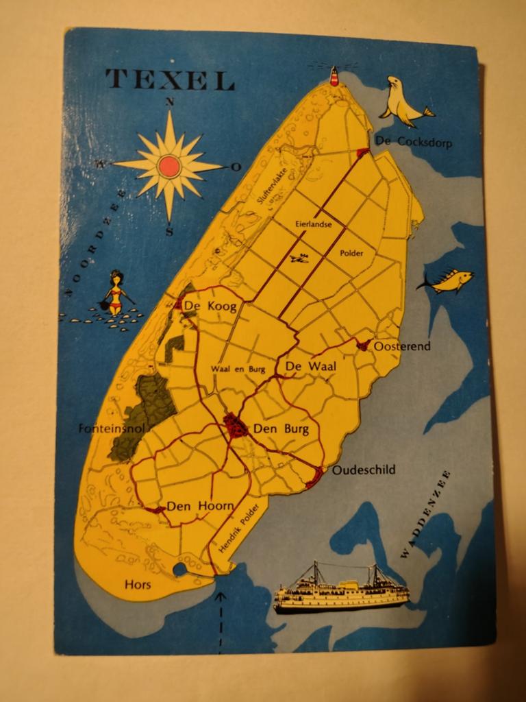 Texel, Ophalen of Verzenden, 1940 tot 1960, Waddeneilanden