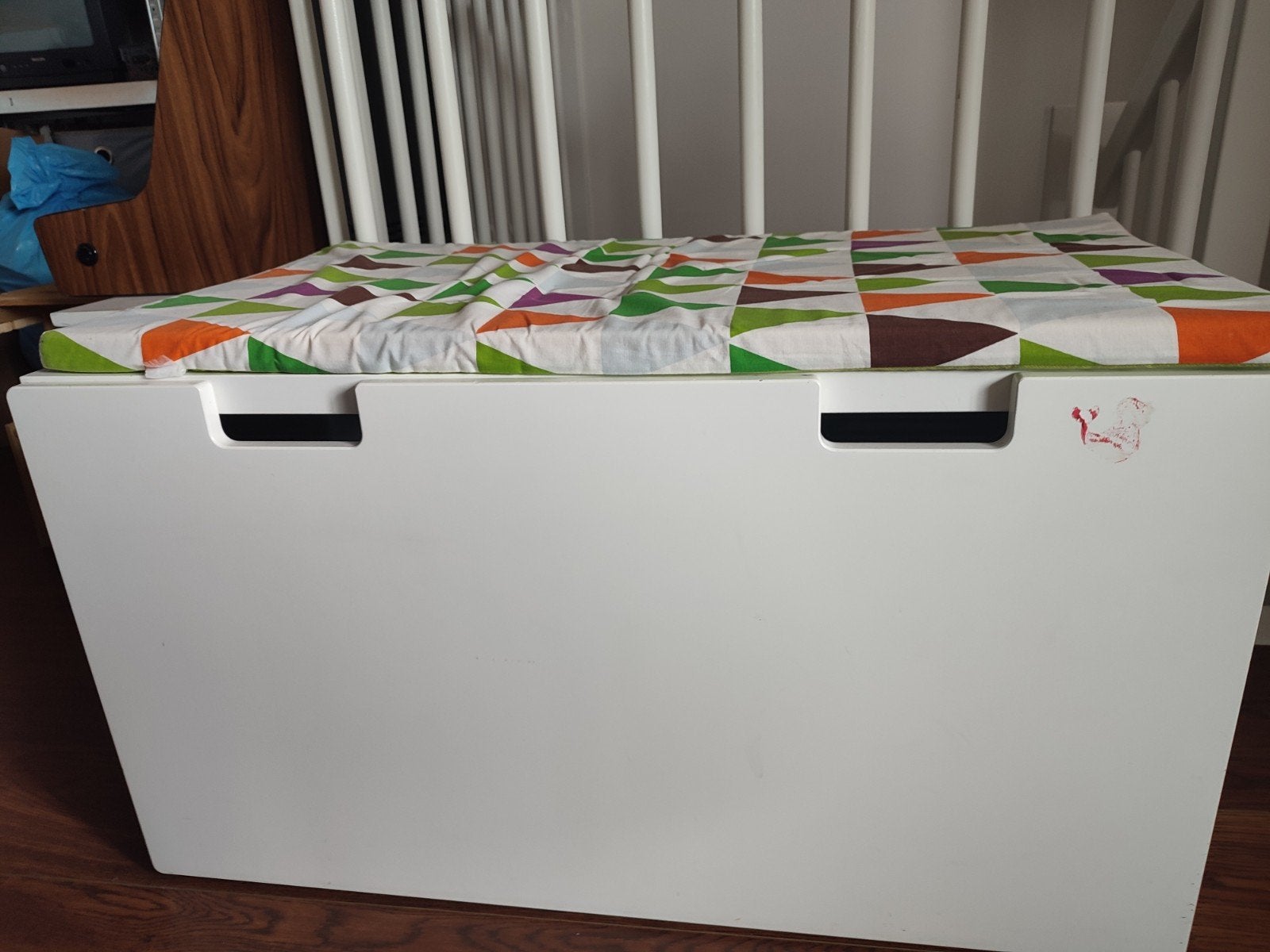 Ikea kist bankje, Ophalen, Gebruikt, 105 cm of meer, 75 tot 100 cm