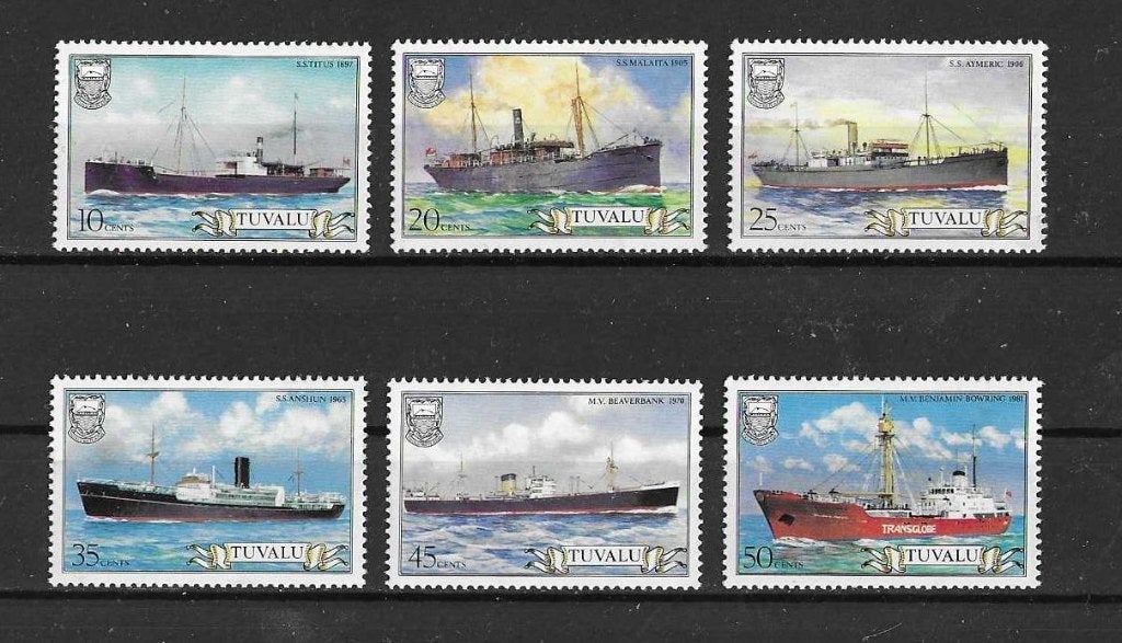 Tuvalu Michel 207-212 ongebruikt SCHEPEN, Ophalen of Verzenden