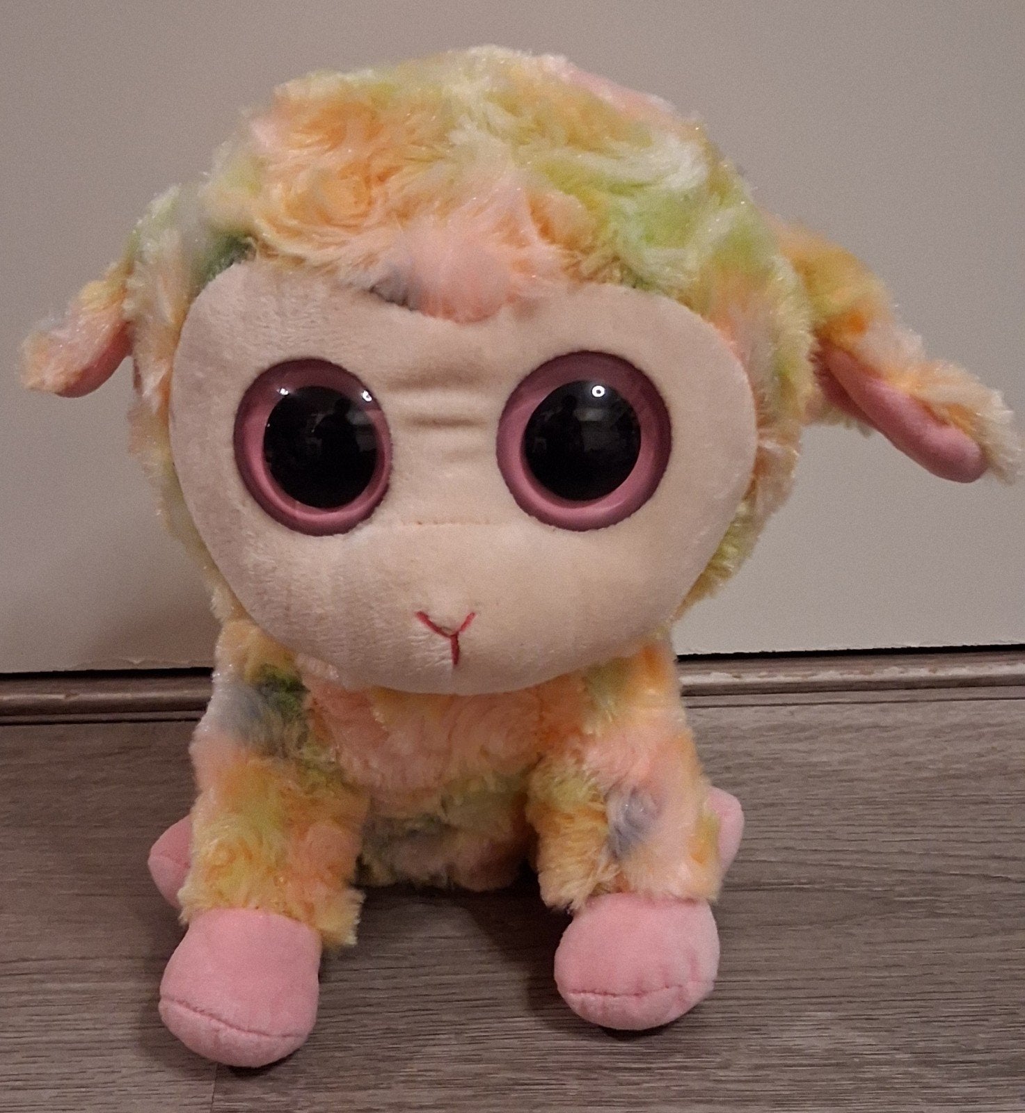 ty beanie boo schaap Blossom 24 cm, Overige karakters, Overige typen, Ophalen of Verzenden, Zo goed als nieuw