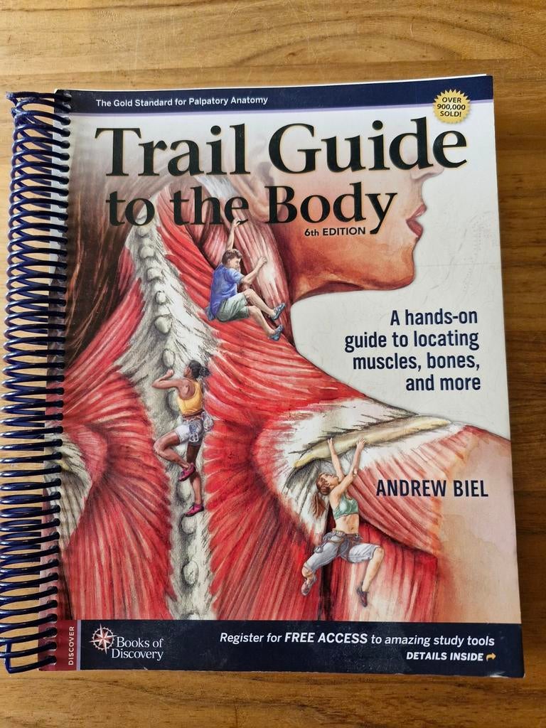 Trail Guide to the Body - Anatomieboek Andrew Biel, Boeken, Ophalen, Andrew Biel, HBO, Zo goed als nieuw