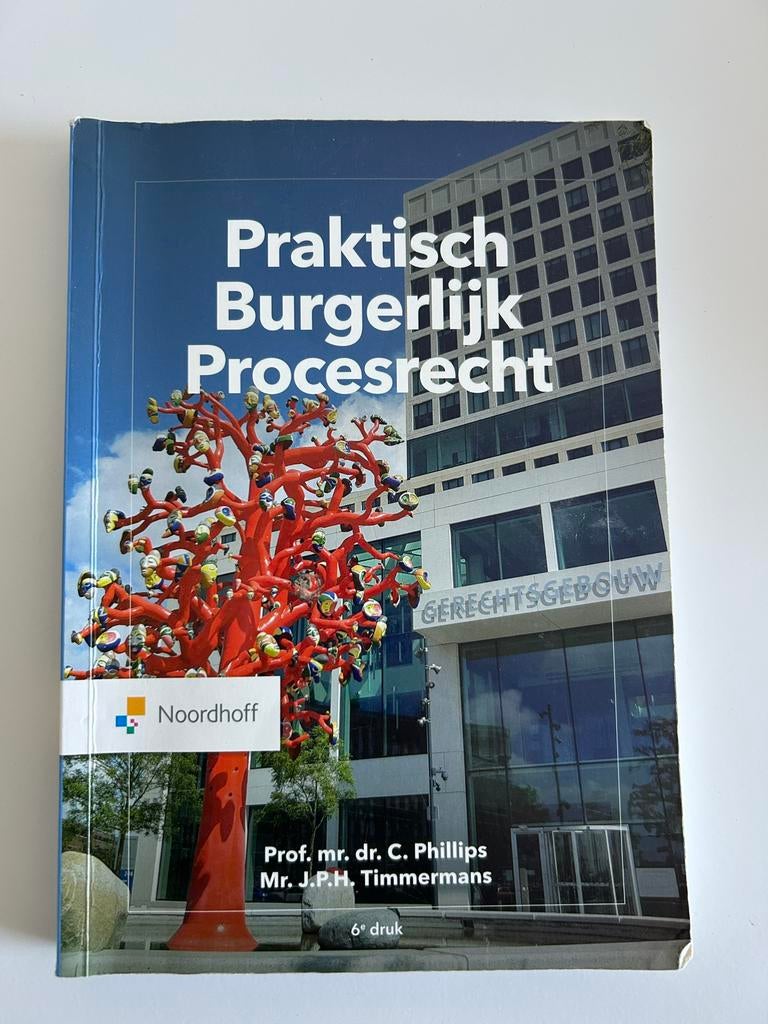 Praktisch Burgerlijk Procesrecht, 6e druk (gemankeerd), Boeken, Ophalen of Verzenden, Gamma, Gelezen, HBO