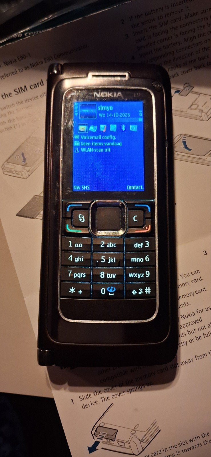 Nokia E90 Communicator | Perfecte Staat | met Boekjes, Telecommunicatie, Overige kleuren, -, Nokia, -