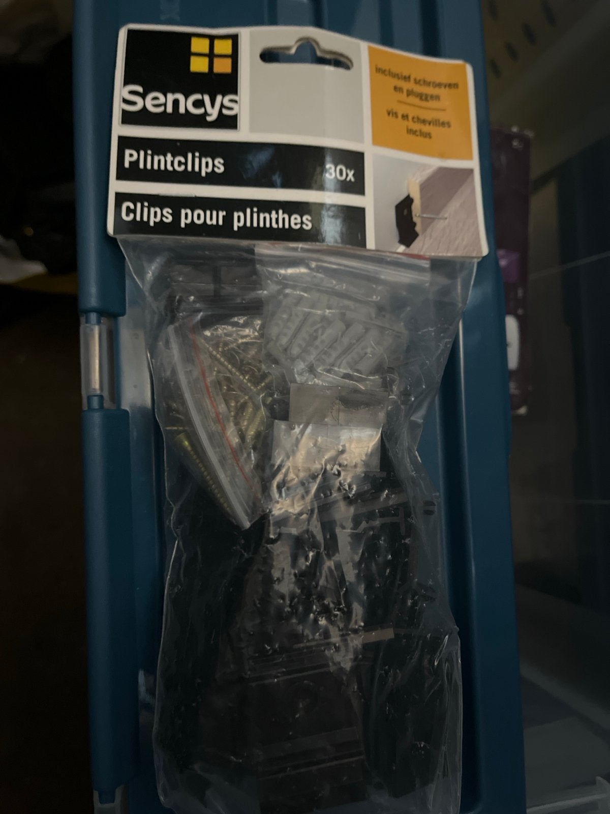 2x Sencys Plintclips 30x - Nieuw in verpakking, Ophalen of Verzenden, Nieuw, Plinten