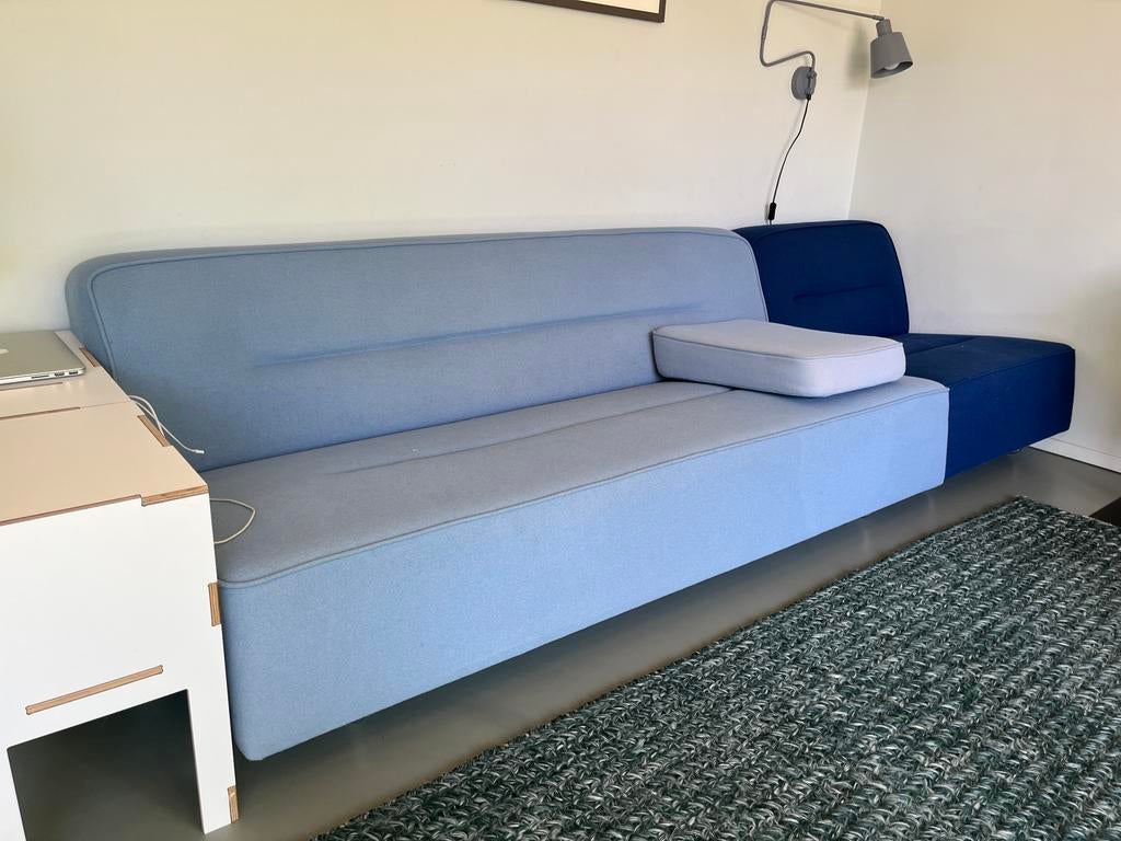Prachtige design bank en love-seat van PALAU, de WAVE, Ophalen, Gebruikt, 150 tot 200 cm, 75 tot 100 cm