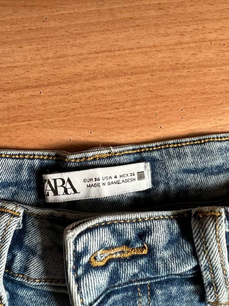 Zara Dames Jeans - Comfortabel en Stijlvol, Ophalen of Verzenden, Gedragen, Blauw, W28 - W29 (confectie 36)