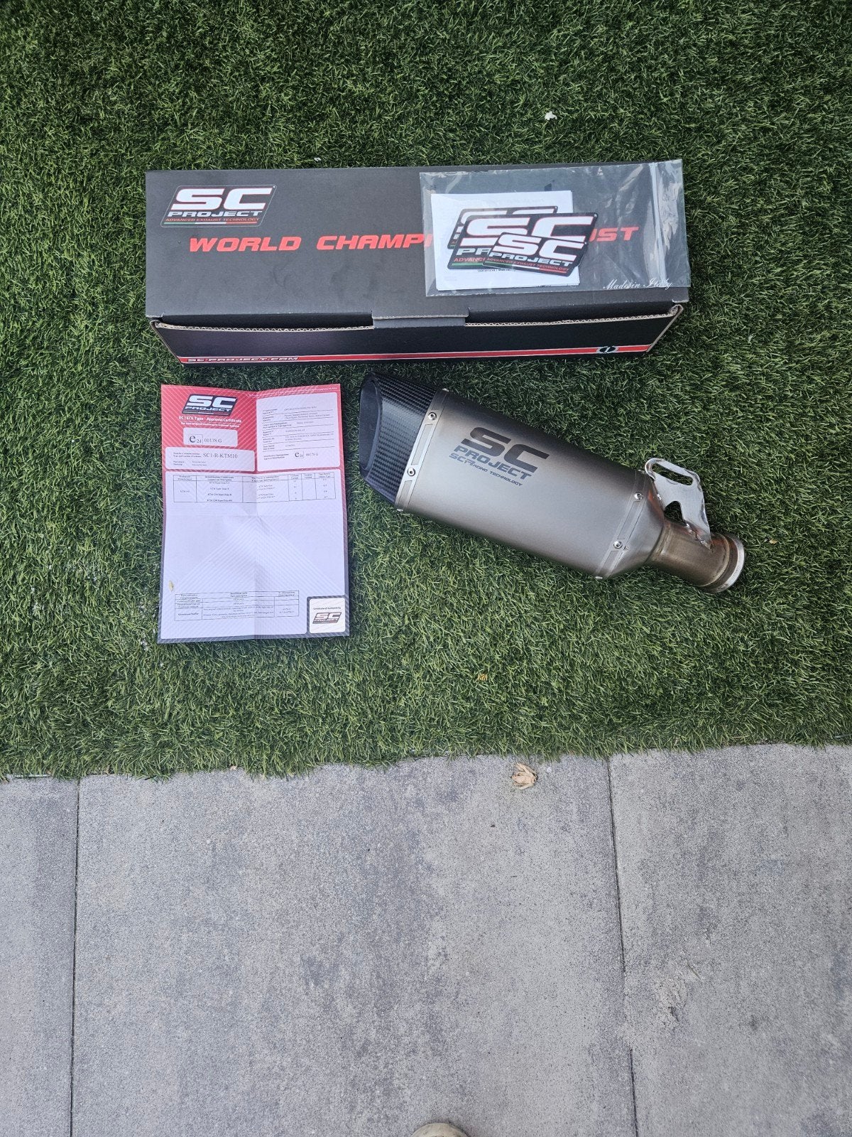 SC-Project uitlaat SC1-R KTM 1290 Superduke R, Ophalen, Gebruikt