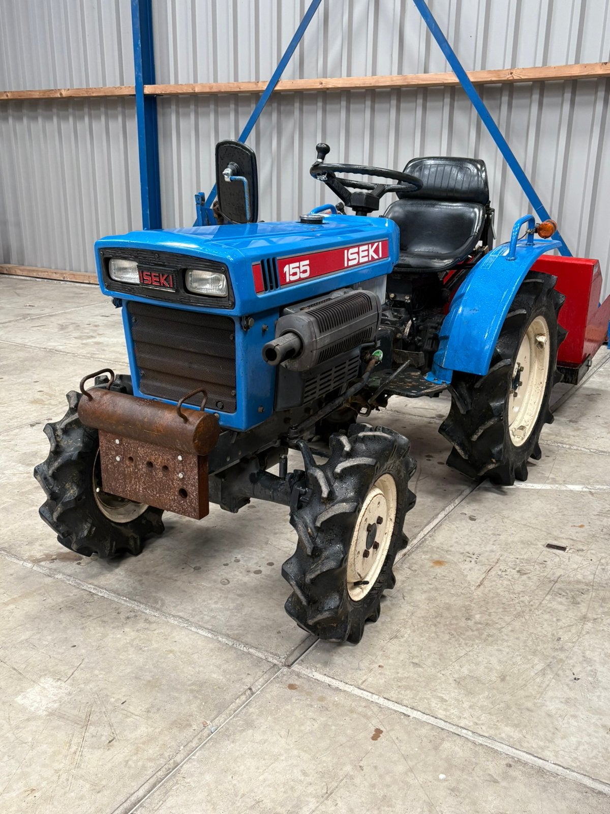 Iseki tx155f minitrekkker incl grondbak en grondfrees, Gebruikt, Tot 2500, Tot 80 Pk, Ophalen