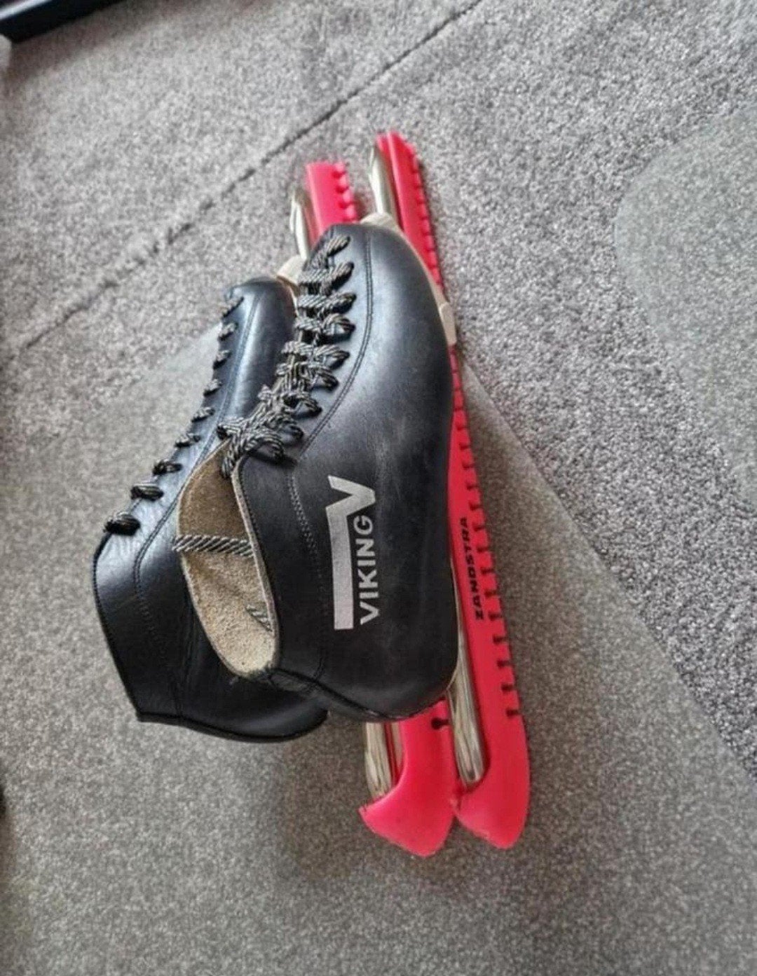 Viking noren schaatsen met Zandstra beschermers Maat 40, Sport en Fitness, Schaatsen, Viking, Gebruikt, Ophalen of Verzenden, Noren