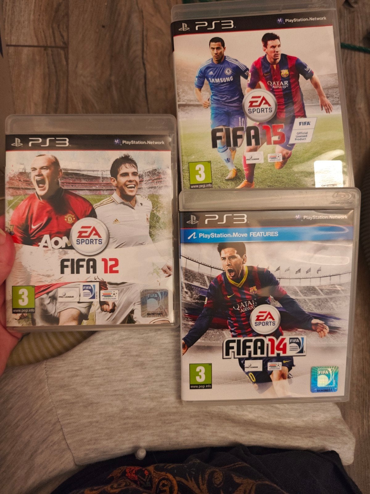 Ps3 games fifa 12,14 en 15 en grand Turismo 5, Gebruikt, Ophalen of Verzenden, Sport, 3 spelers of meer
