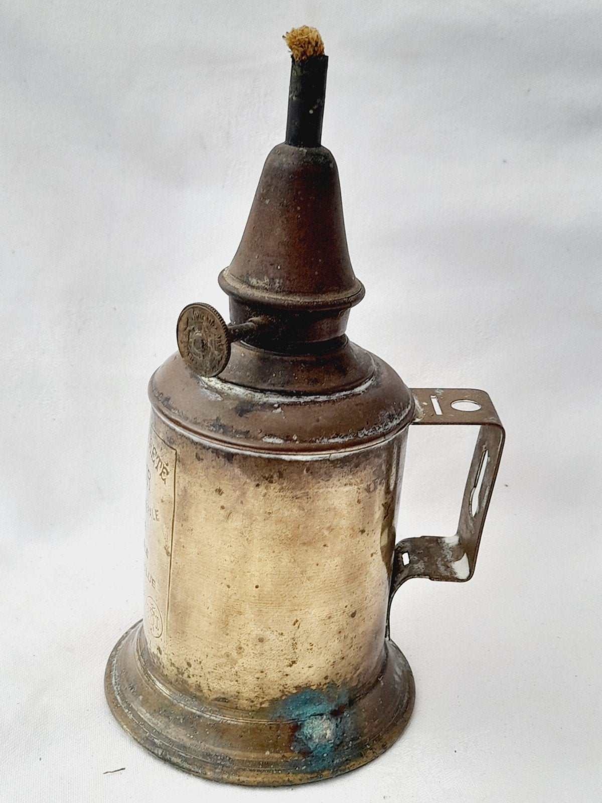 Antieke  "Lampe Pigeon duivenlamp, Antiek en Kunst, Ophalen of Verzenden