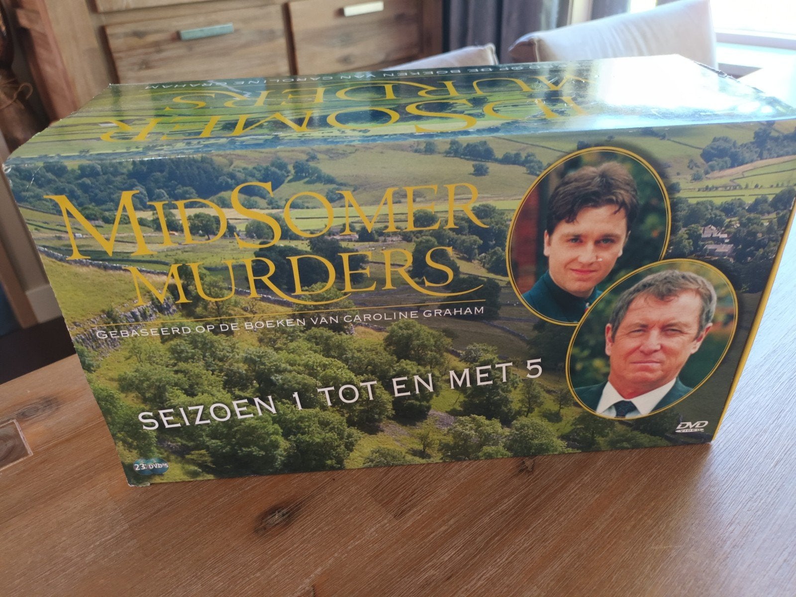Midsummer Murders seizoen 1 tm 5 en 6 tm 10, Engels, Nederlands, Ophalen of Verzenden, Zo goed als nieuw