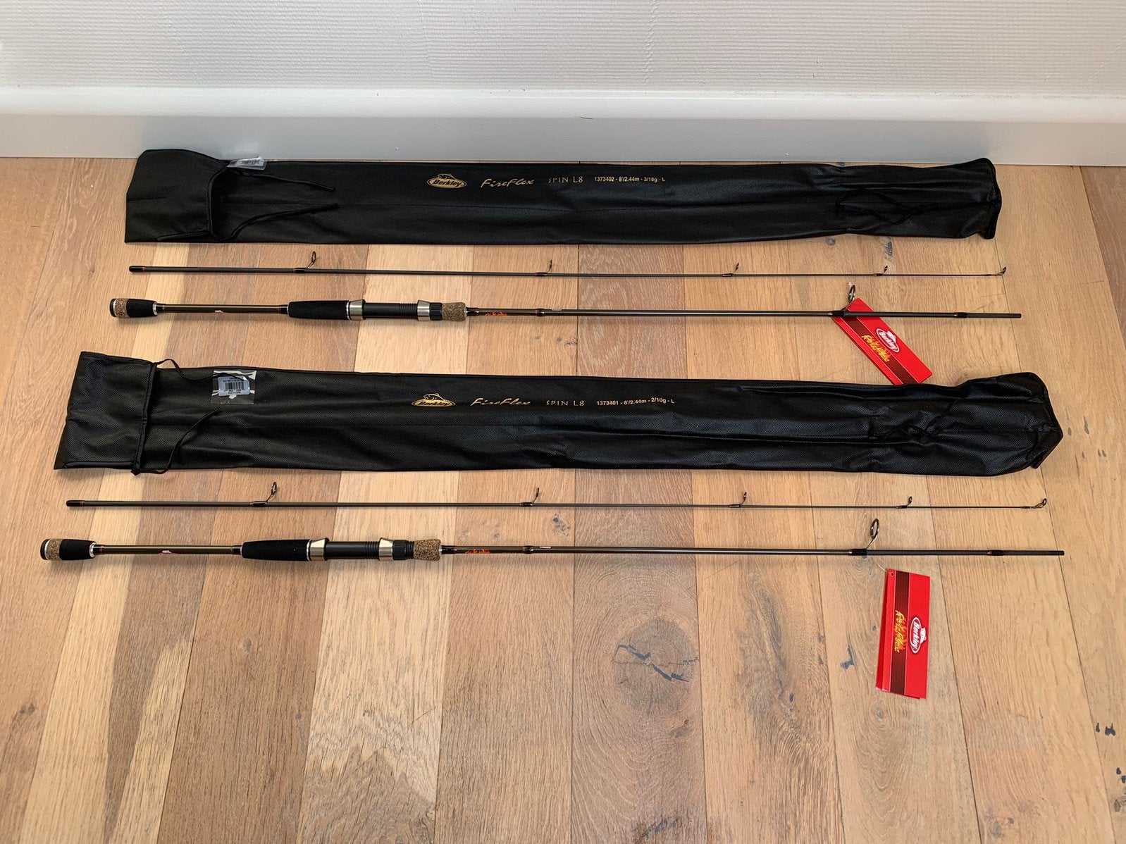 Nieuwe Berkley Fireflex spinhengels, 2.10m & 2.40m, Werphengel, Nieuw, Ophalen of Verzenden, Berkley