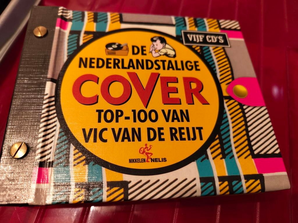 Nederlandstalige Cover Top-100 - Vic van de Reijt - 5CD's, Ophalen of Verzenden, Zo goed als nieuw, Levenslied of Smartlap, Boxset
