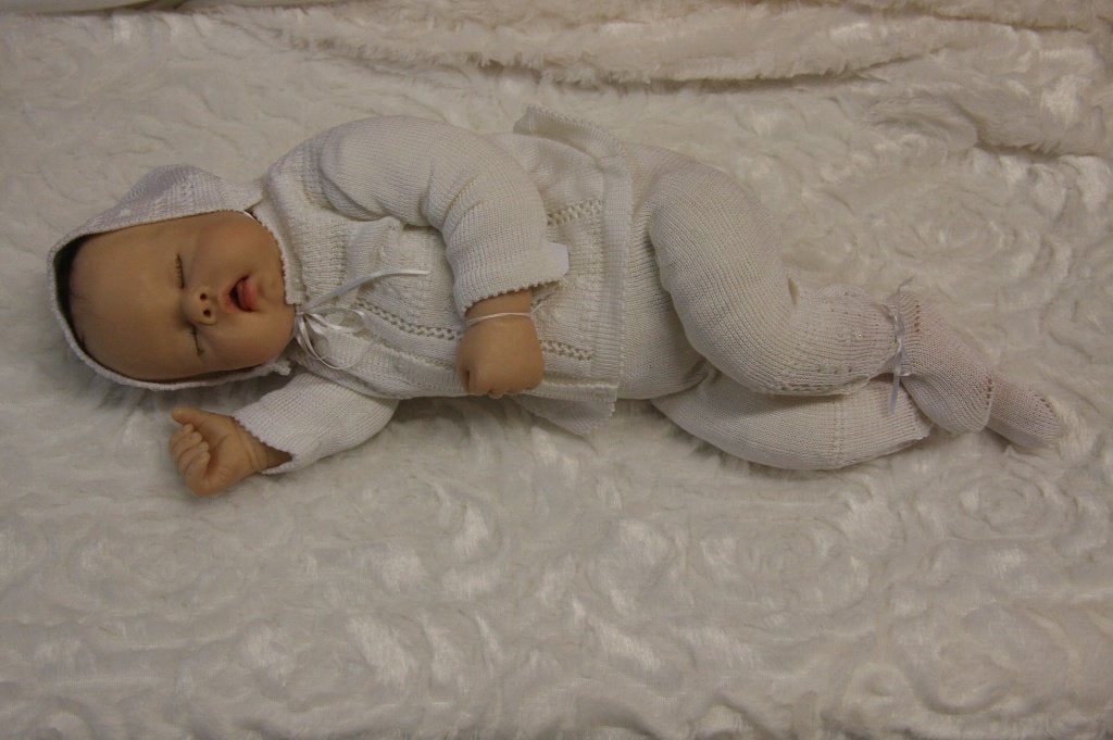 Nel de Man OOAK baby b modelene ong 56cm., Verzamelen, Ophalen of Verzenden, Zo goed als nieuw, Babypop, Levensecht of Reborn
