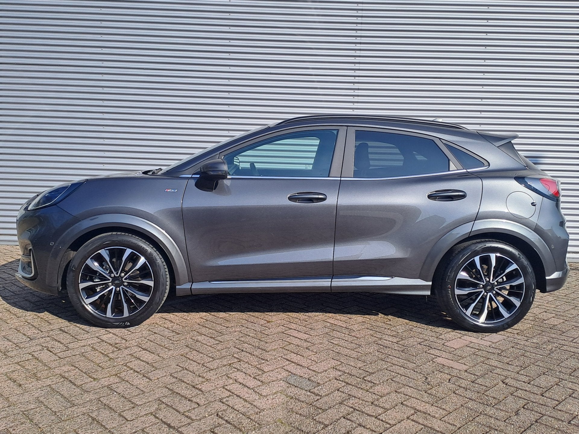 Ford Puma 1.0 EcoBoost Hybrid ST-Line X Vignale | Leer | Mas, Auto's, Voorwielaandrijving, 12 maanden, Stof, Euro 6