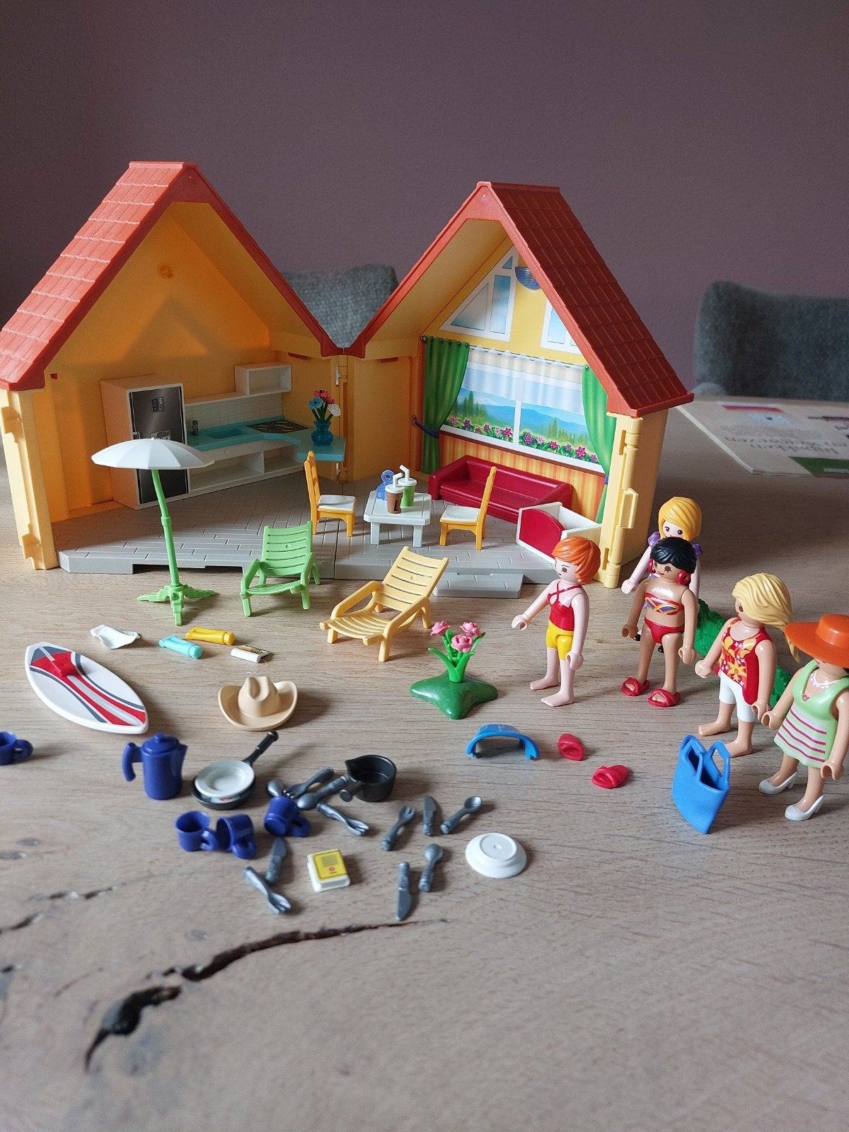 playmobile prinses/woonhuis/dino/badkamer/spirit, Ophalen, Gebruikt, Complete set, Overige typen