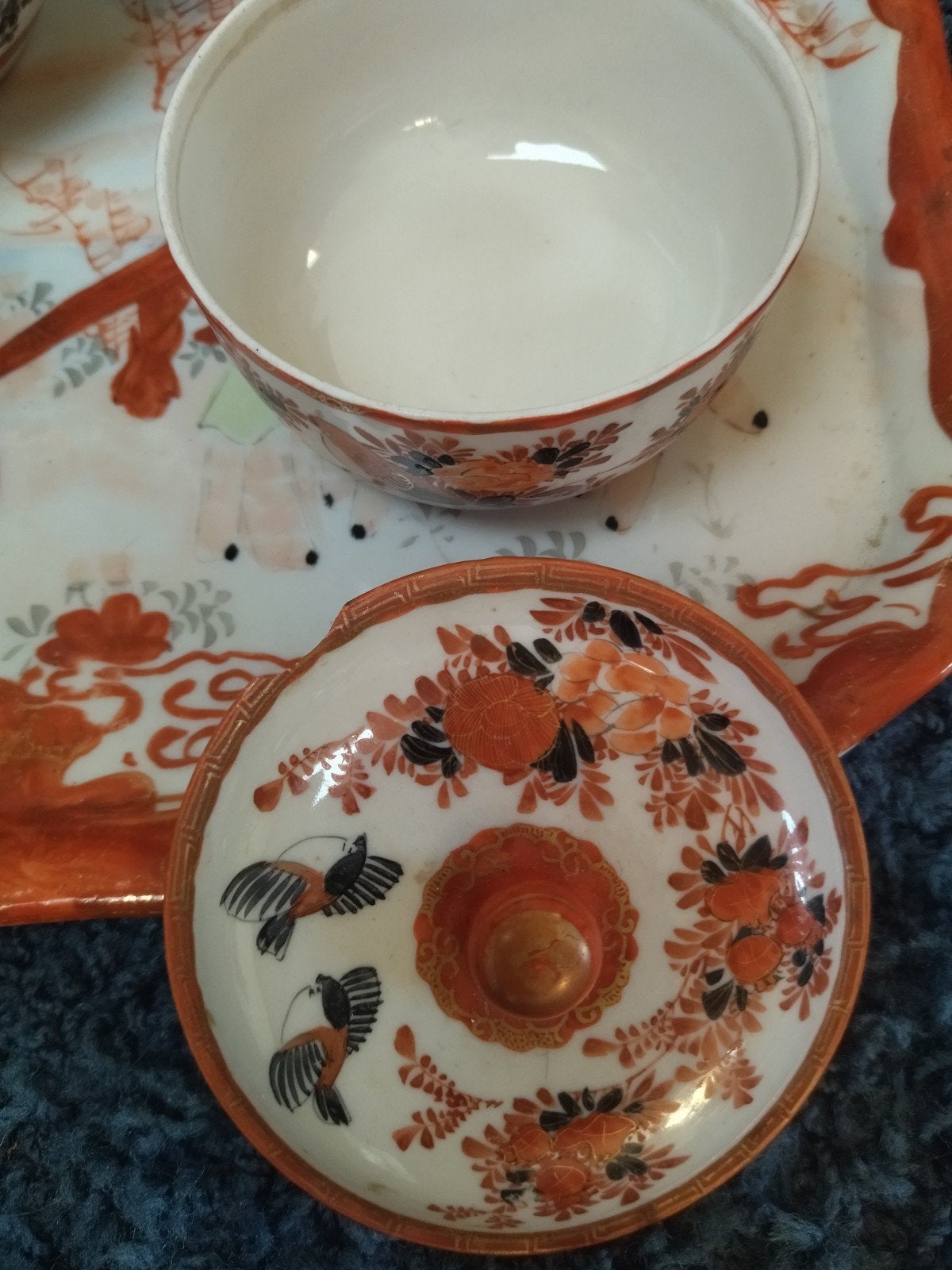 Japans Satsuma theeservies., Ophalen of Verzenden