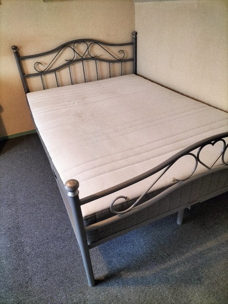 mooi metaal bed 140 200, Ophalen, Tweepersoons, 140 cm, Zo goed als nieuw