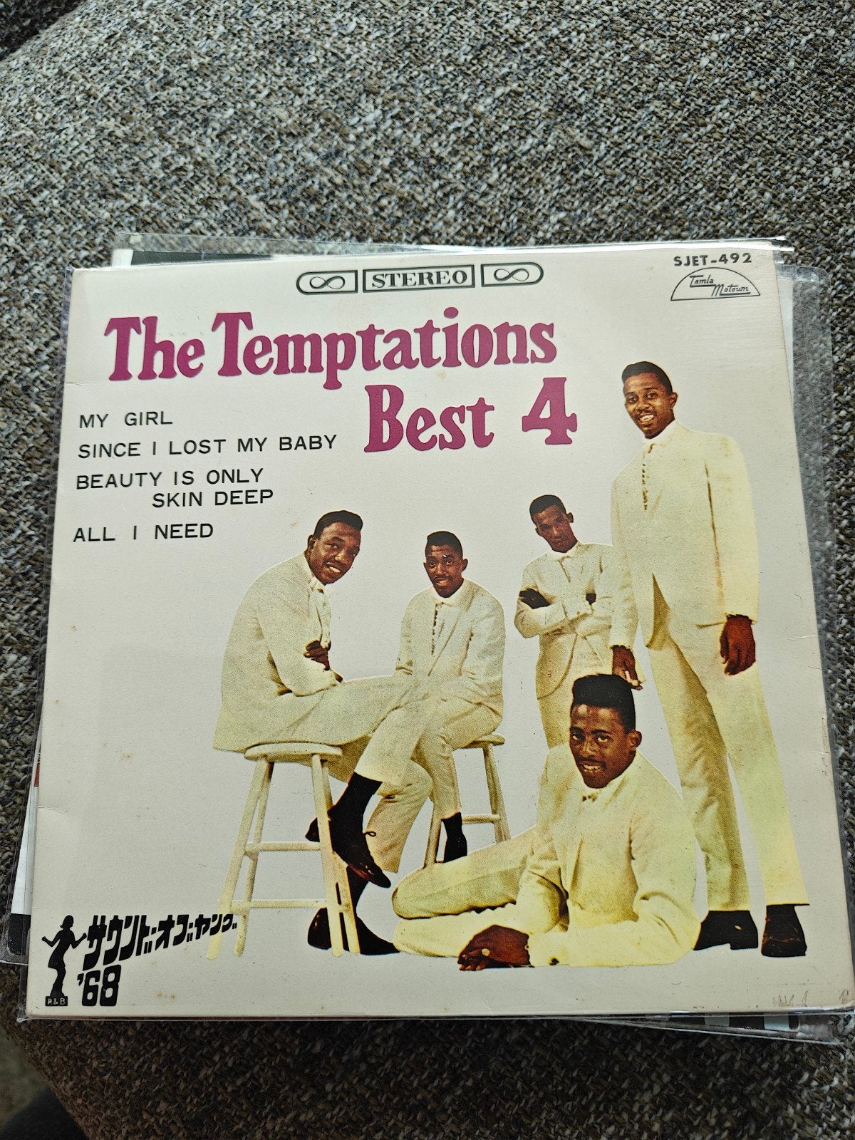 The Temptations EP 33t - best 4, Cd's en Dvd's, Vinyl Singles, EP, Ophalen of Verzenden, EP