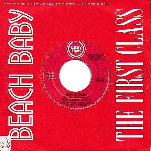 The First Class - Beach baby, Ophalen of Verzenden, Gebruikt, 7 inch, Pop