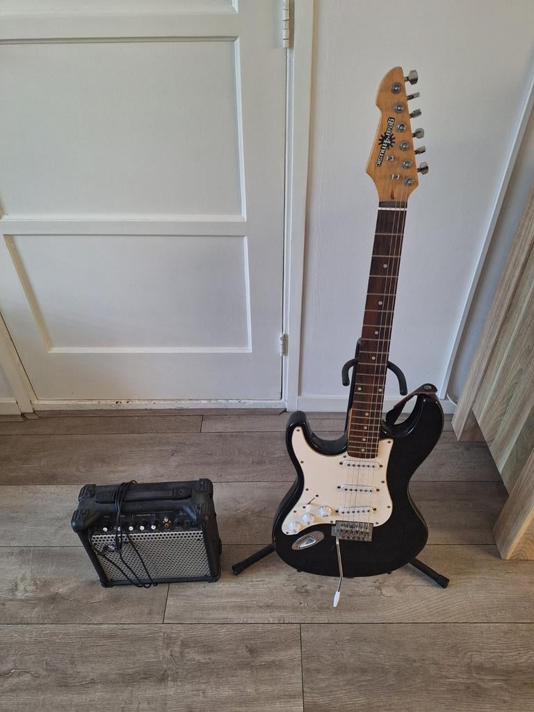 Elektrische gitaar, gitaar, Muziek en Instrumenten, Snaarinstrumenten | Gitaren | Bas, Ophalen, Gebruikt, Elektrisch