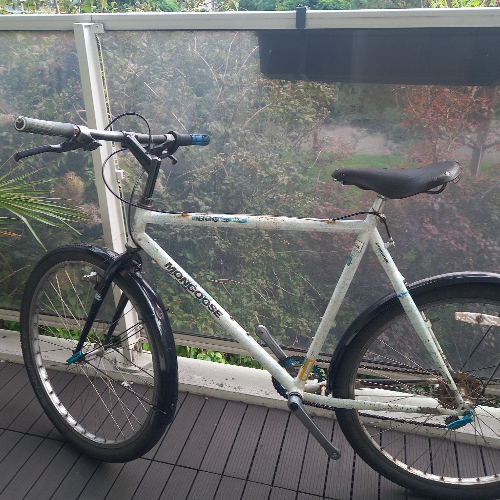 Vintage Mongoose IBOC comp 1991 mountainbike, Minder dan 10 versnellingen, Gebruikt, 26 inch, Velgrem