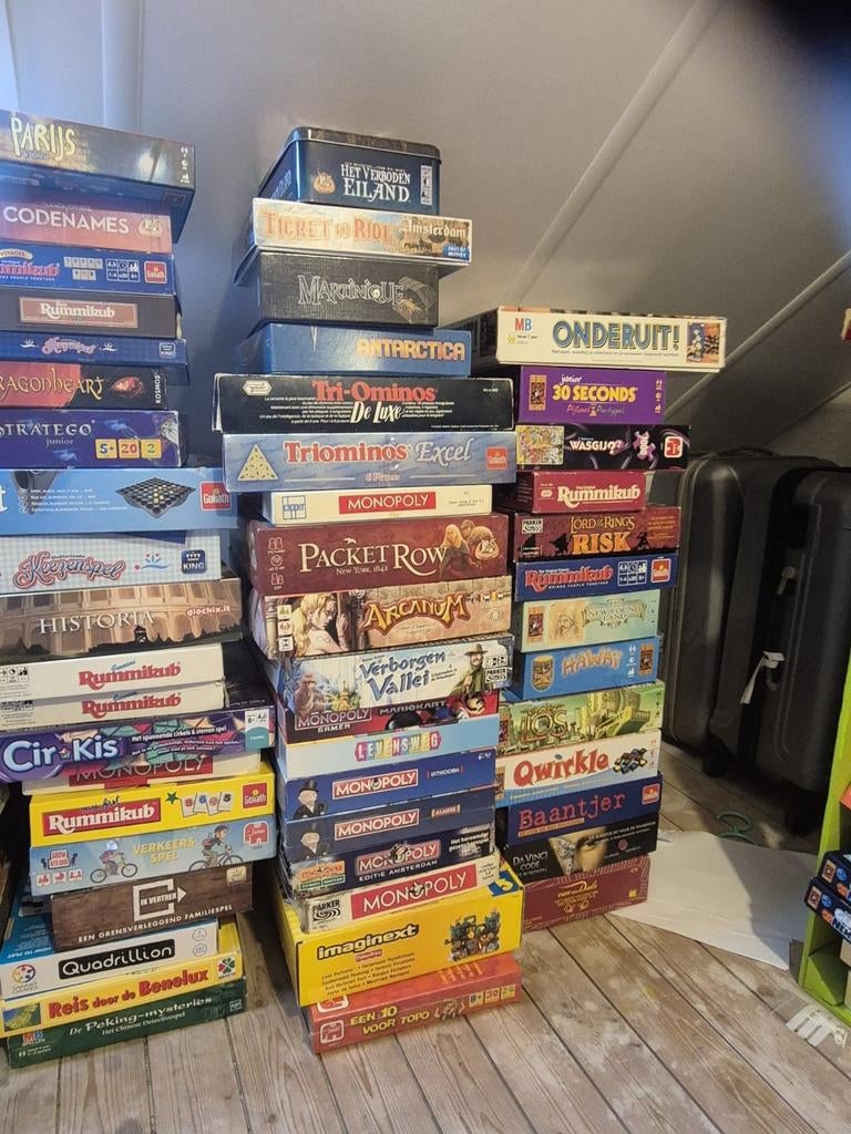 Heel veel bordspellen, Hobby en Vrije tijd, Gezelschapsspellen | Bordspellen, Ophalen of Verzenden, Gebruikt