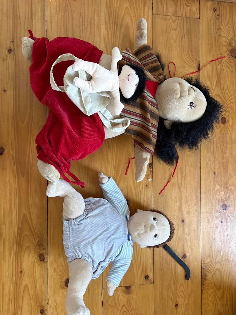 Rubens Barn pop met baby, Kinderen en Baby's, Speelgoed | Poppen, Ophalen of Verzenden, Gebruikt, Babypop